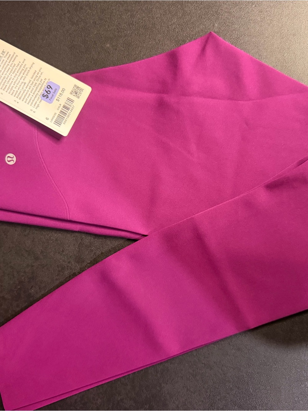 NWT lululemon athletica Glow Up HR Leggings 28”